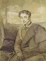 Portrait of A. Dmitriyev-Mamonov, 1815, kiprensky