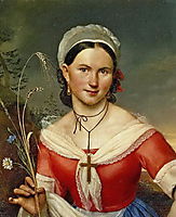 Portrait of Ekaterina Aleksandrovna Telesheva, 1828, kiprensky