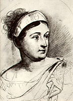 Portrait of Ekaterina Semenova, 1815, kiprensky