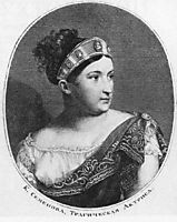 Portrait of Ekaterina Semenova, 1816, kiprensky