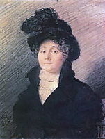 Portrait of Mrs. Vallo, 1813, kiprensky