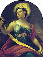 Portrait of Nimfodora Semenova, 1828, kiprensky