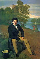 Portrait of Portrait of K. I. Albrekht, 1827, kiprensky