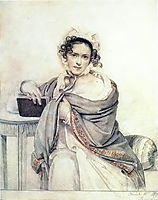 Portrait of the Princess S. S. Scherbatova, 1819, kiprensky