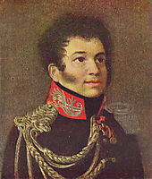 Portrait of Sergei Nikiforovich Marin, 1812, kiprensky