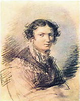 Portrait of Varvara Andreyevna Tomilova, 1813, kiprensky