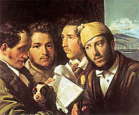 Readers of newspapers in Naples, 1831, kiprensky