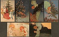 Christmas pictures signed with Paris, kirchner