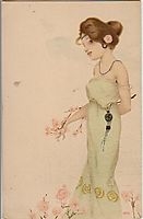 Girls with flowers at feet, 1902, kirchner