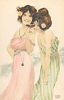 Girls with good luck charms, kirchner