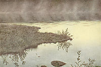 Blege Taager Vandret Over Vandet, 1900, kittelsen