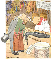 En Delikatessehandel, 1894, kittelsen