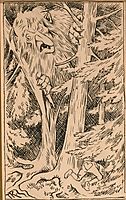 Forest Troll - Skogtroll, kittelsen