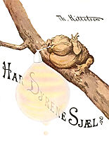 Har dyrene Sjæl? Cover, 1894, kittelsen