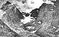 In the Raftsund mountains, 1891, kittelsen