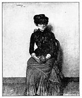 In the waiting room study - I venteverelset, 1883, kittelsen