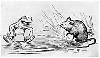 Krigen Mellom Froskene Og Musene 02, 1885, kittelsen