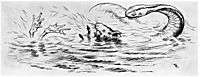 Krigen Mellom Froskene Og Musene 05, 1885, kittelsen