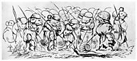 Krigen Mellom Froskene Og Musene 06, 1885, kittelsen