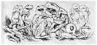 Krigen Mellom Froskene Og Musene 08, 1885, kittelsen