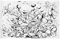 Krigen Mellom Froskene Og Musene 10, 1885, kittelsen