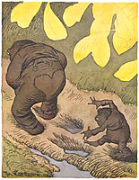 My Son Tred Always Follow Father-s Footsteps, 1894, kittelsen