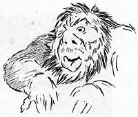 Trollstudie, kittelsen