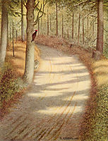 Woodpecker, 1900, kittelsen