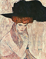 The Black Feather Hat, 1910, klimt