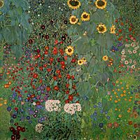 Country Garden with Sunflowers, 1905-1906, klimt