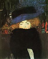 Lady with Hat and Featherboa, 1909, klimt