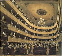 The Old Burgtheater, 1888-89, klimt