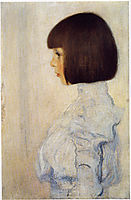 Portrait of Helene Klimt, 1898, klimt