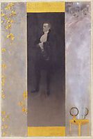 Portrait of Josef Lewinsky, 1895, klimt