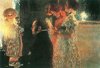 Schubert at the Piano II, 1899, klimt