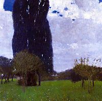 The Tall Poplar Trees II, 1900, klimt