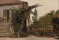 The Garden Steps Leading to the Artist-s Studio on Blegdammen, 1845, kobke