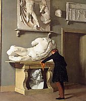 The View of the Plaster Cast Collection at Charlottenborg Palace, 1830, kobke