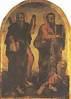 Icon of Apostles Andrew and Mark , kondzelevych