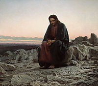Christ in the Wilderness, 1872, kramskoy