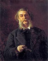 Dmitry Grigorovich, a Russian writer, 1876, kramskoy