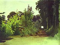 In the Grove of Medon near Paris, 1876, kramskoy