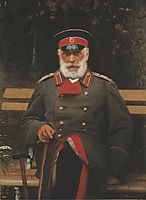 Portrait of Admiral Login Loginovich Heyden, 1882, kramskoy