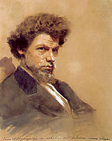 Portrait of the Artist V.M. Maksimov, kramskoy
