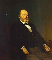 Portrait of the Author Ivan Goncharov, 1874, kramskoy