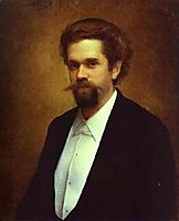 Portrait of the Cellist S Morozov, 1884, kramskoy