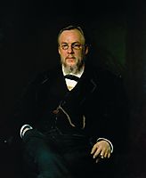 Portrait of Dr. Sergei Petrovich Botkin , 1880, kramskoy