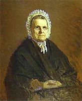 Portrait of Theodora Saltykova, the Painter`s Mother in Law, 1875, kramskoy