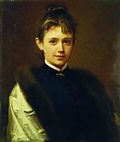 Portrait of a Woman, 1884, kramskoy