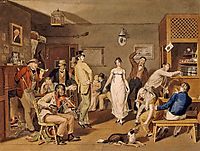 Barroom Dancing, 1820, krimmel